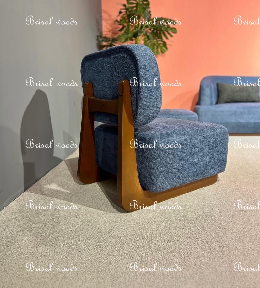 Wooden modern sofa set