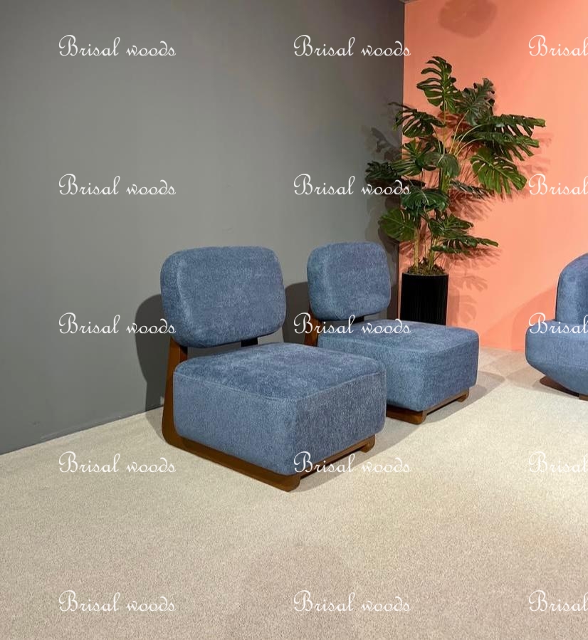 Wooden modern sofa set