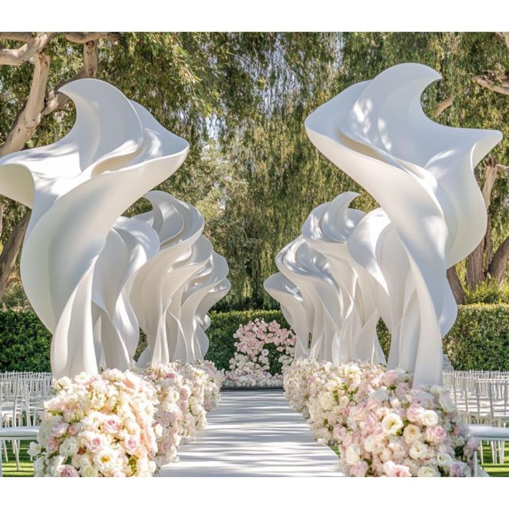 Golden Aura Wedding backdrop 