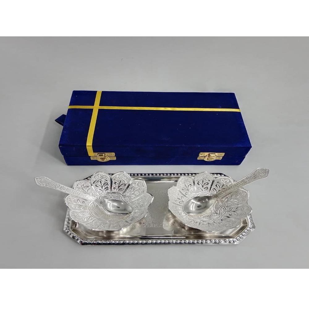 Silver plated bowl set 