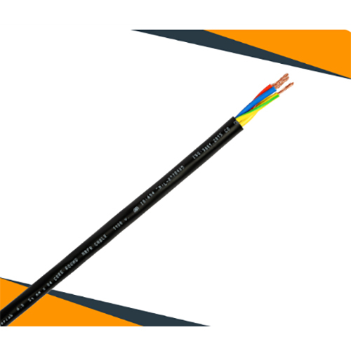 Round Multicore Flexible Cable - Color: Black