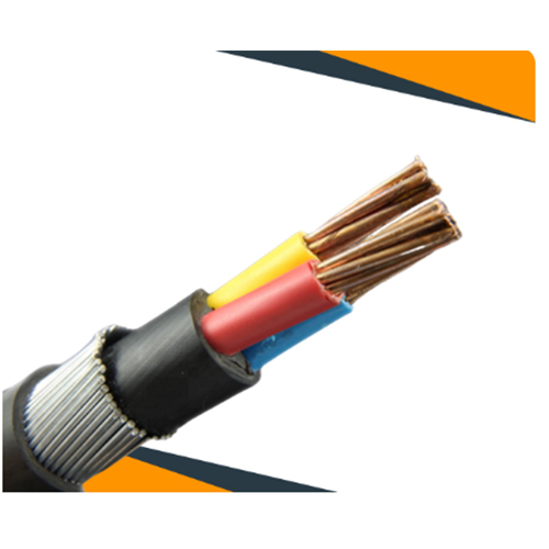 Xlpe Insulated Copper Armoured Cable - Color: Black