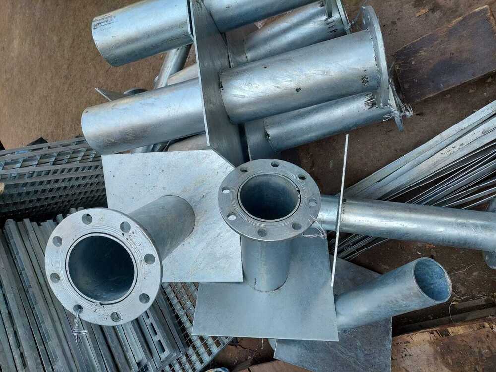 Hot Dip Galvanized Puddle Flanges - Color: Silver