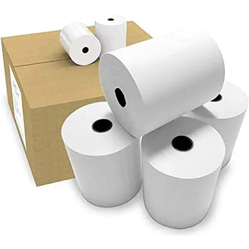 Barcode Labels Paper Roll - Color: White