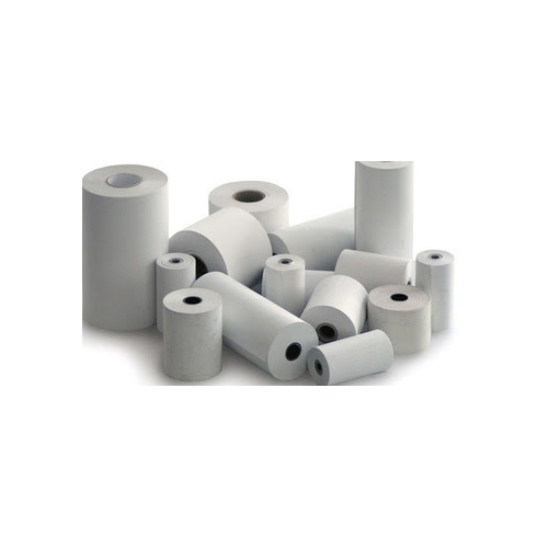 White Thermal Paper Roll - Size: Customized