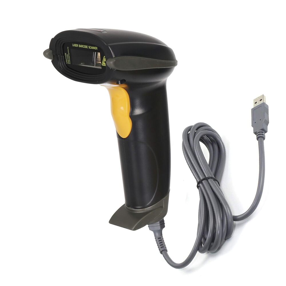 Handheld Laser Barcode Scanner - Attributes: Attractive Design