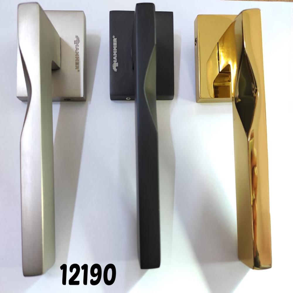 Aluminium Mortise Handle On Rose