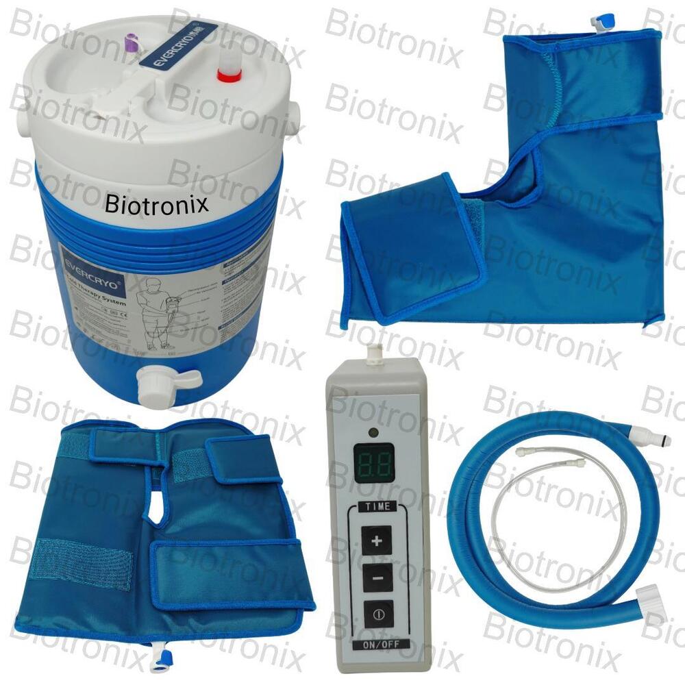 Cold Therapy Machine with Interchangeable Pads for Full Body Support
