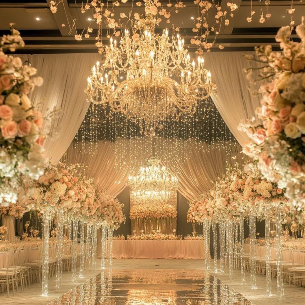 Loves Reflection Wedding backdrop