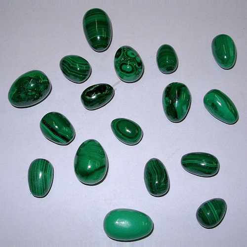 Malachite Natural Semi-Precious Stones
