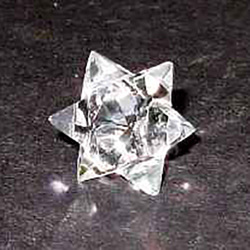 Crystal Quartz 12-Points Merkaba Star Pendants