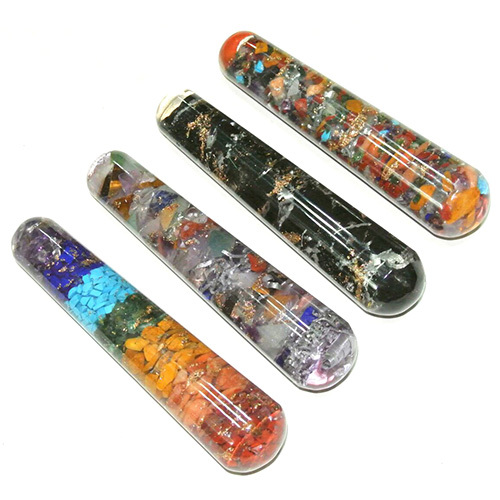 Rounded On Both Ends Orgone Plain Massage Wands