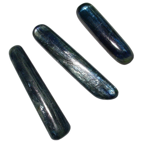 Kyanite Hand Polished Plain Massage Wands