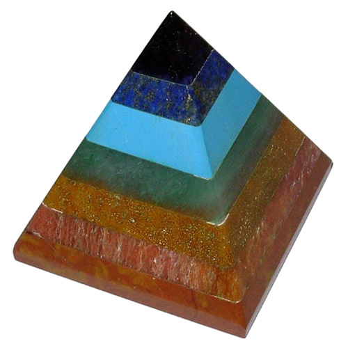 7-Colour Chakra Bonded Pyramid