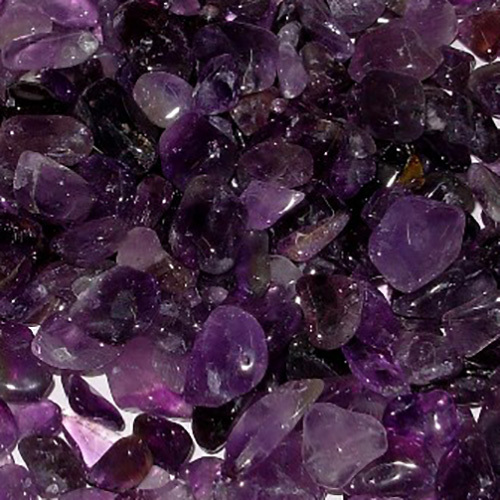 Amethyst Dark Tumbled Chips Undrilled
