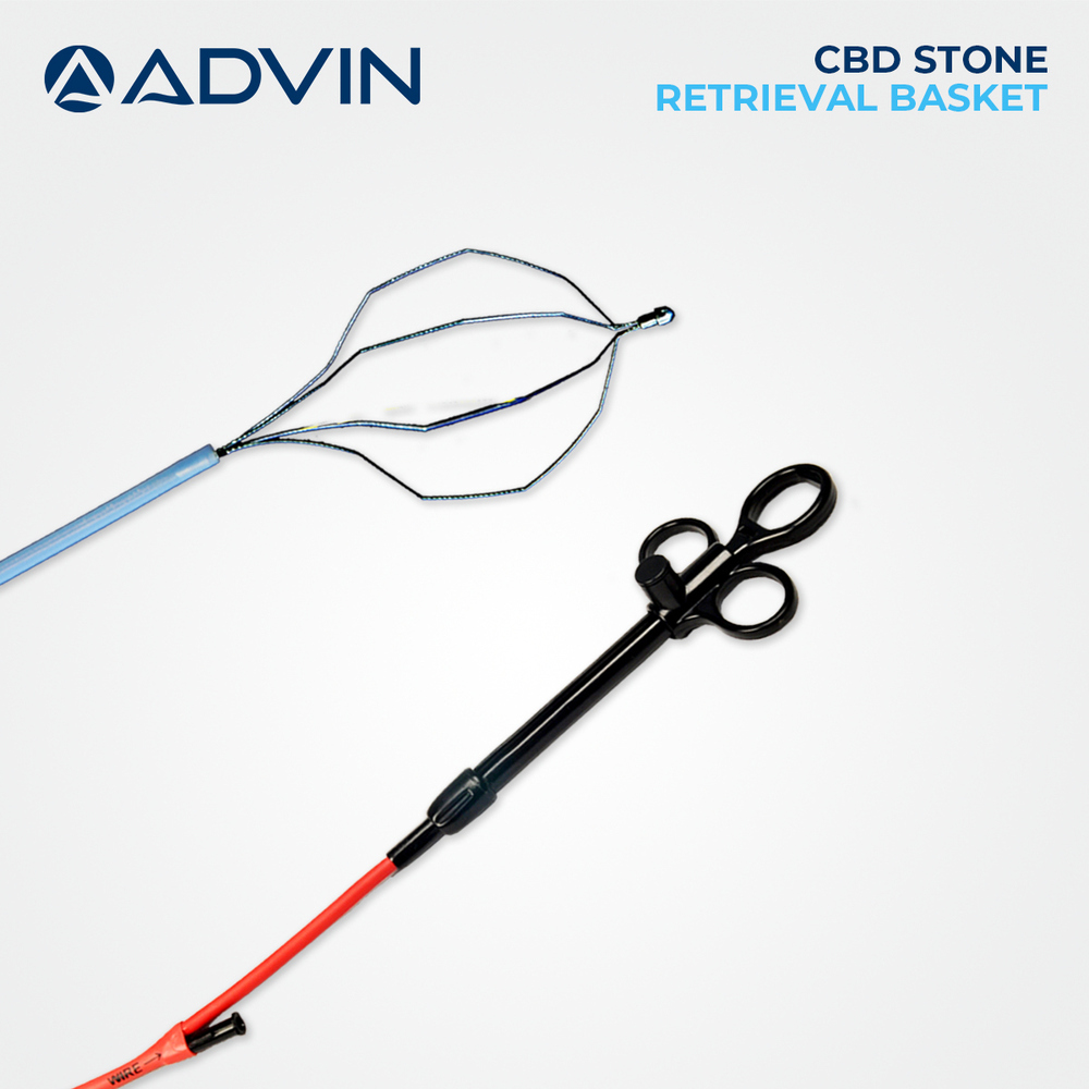 Endoscopic CBD Stone Retrieval Basket 2.3 mm  230 cm Single Lumen