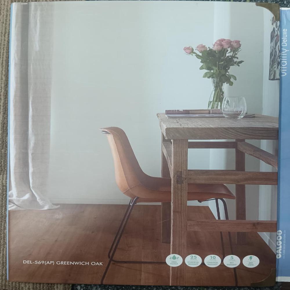 Vitality Deluxe Wooden Flooring Galgo Premium Laminate Planks for Home & Office Interiors