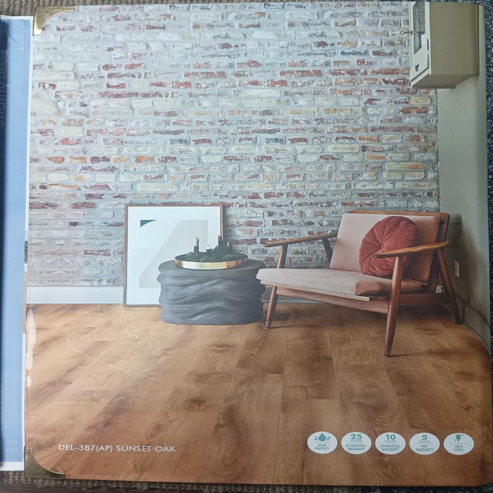 Vitality Deluxe Wooden Flooring Galgo Premium Laminate Planks For Home & Office Interiors - Color: Multi