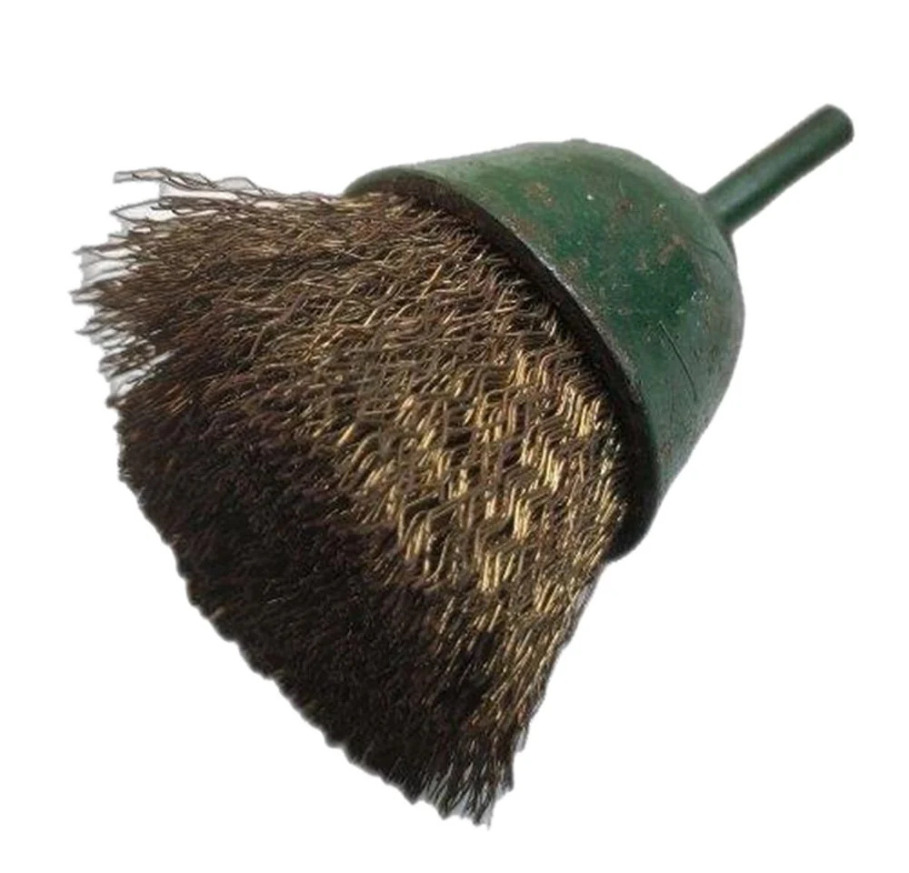 Cup Brush - Plastic, Available In Different Sizes | Cylindrical Shape, Manual Function For Industrial Use