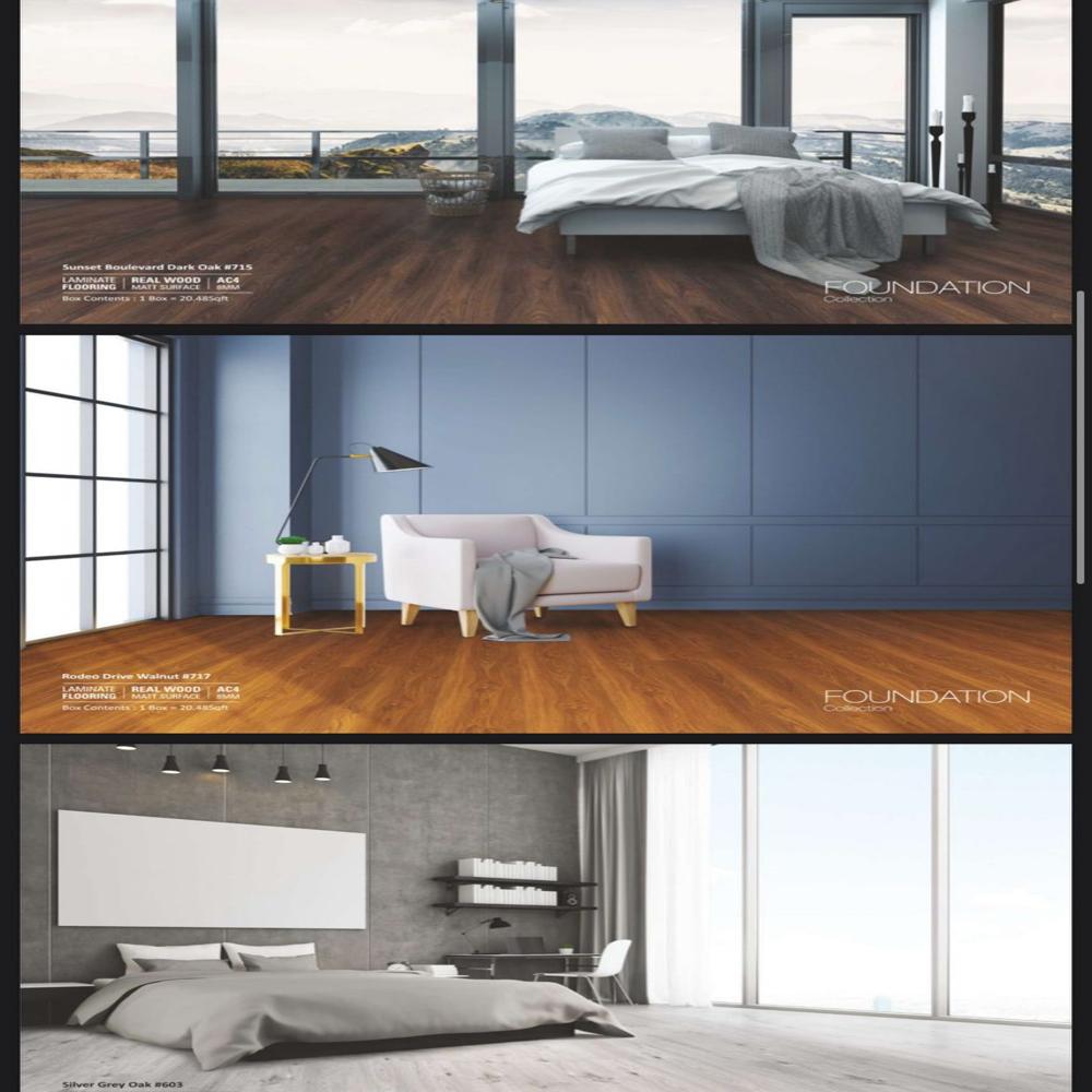Lamiwood Foundation Series - AC4/AC5 Laminate Wooden Flooring for Heavy-Duty Use