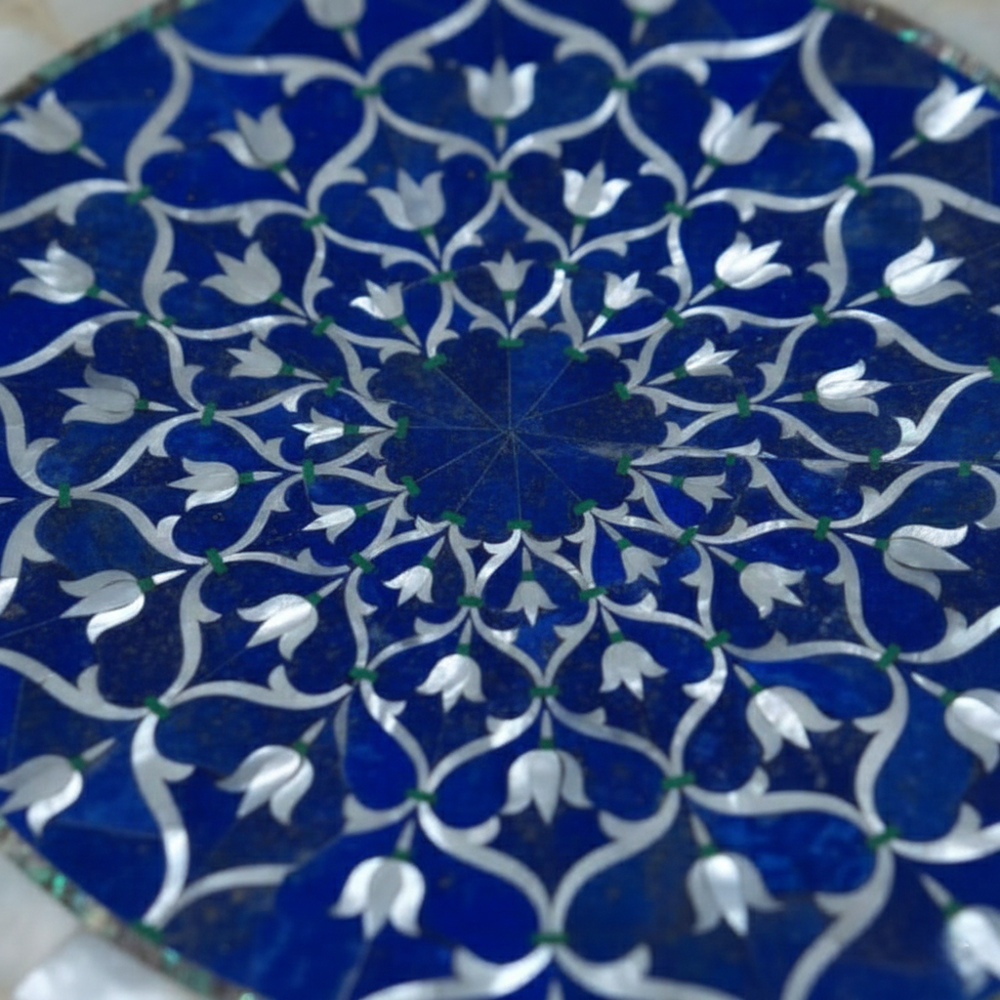 Lapis Lazuli Mother of Peral Table Top