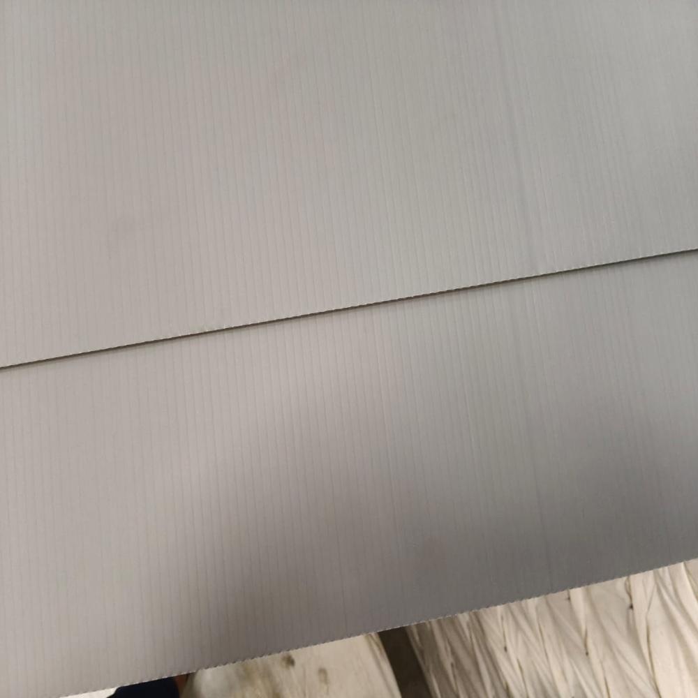 Pp Flute Board Sheet - Color: Grey