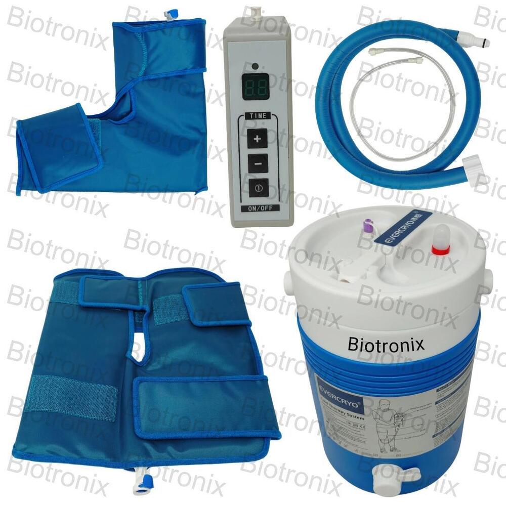 Electric Cold Therapy Machine with Pads for Shoulder, Knee, Ankle & Back
