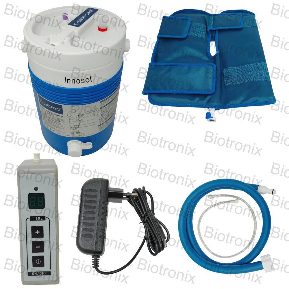 Electric Cold Therapy Machine with Pads for Shoulder, Knee, Ankle & Back