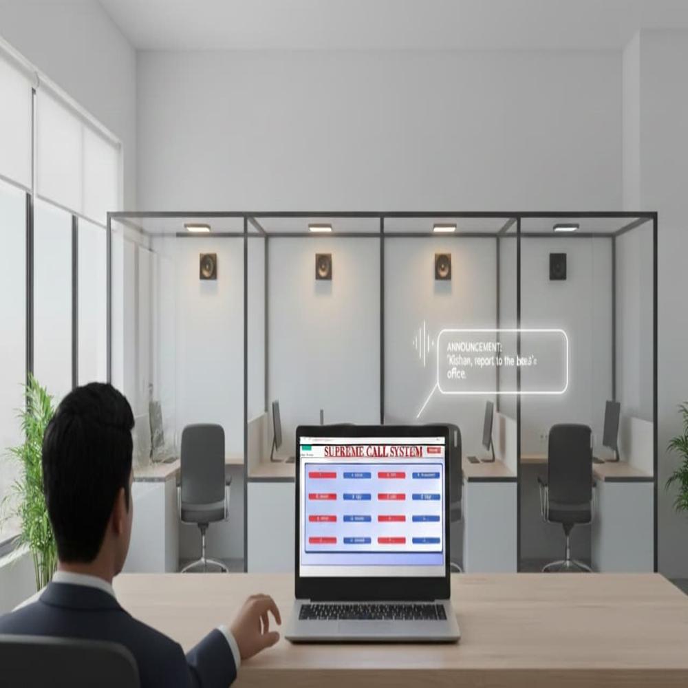 Supreme LANBased OfficerStaff Calling & Announcement System