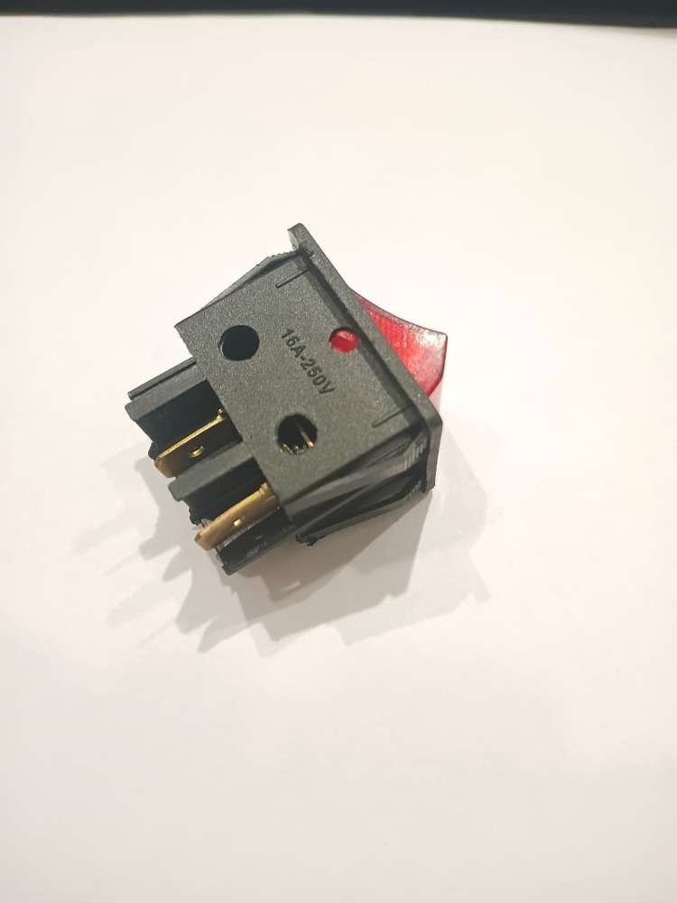 Rocker Switch (INDIAN) Red Light 4 Pin On Off