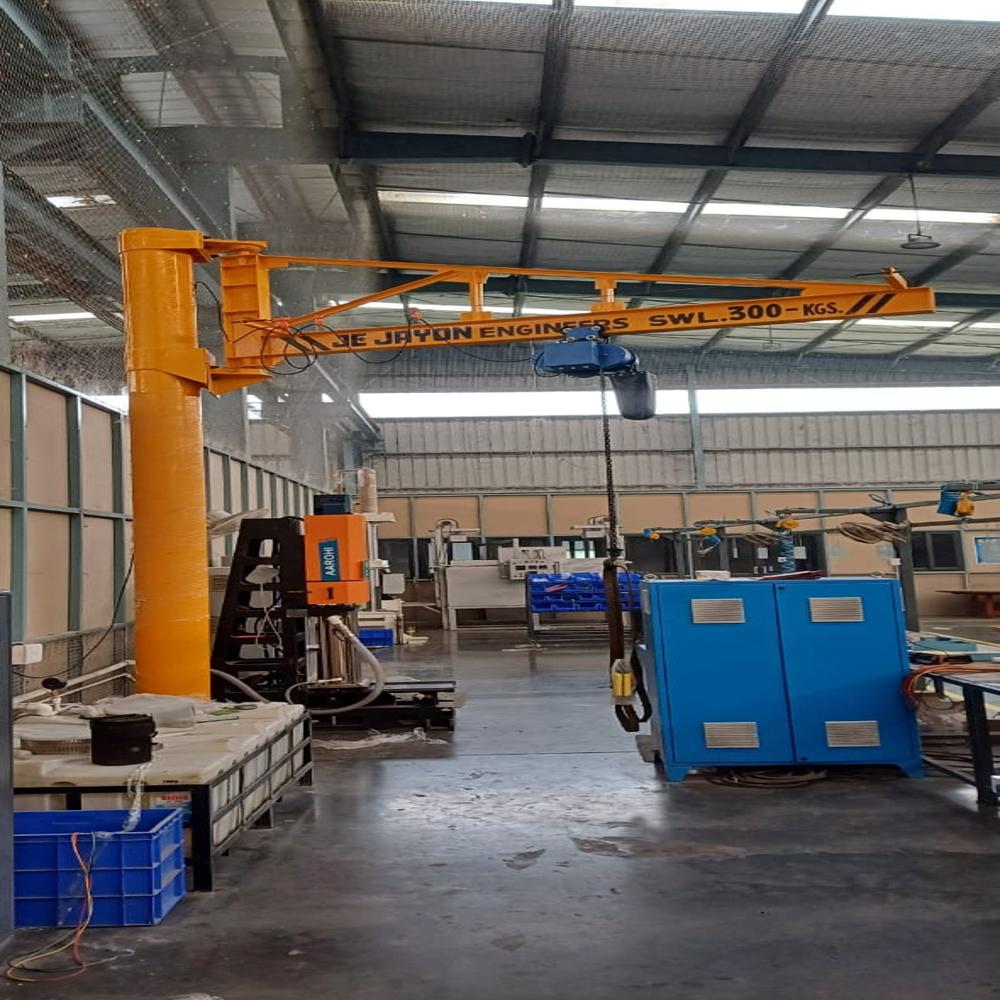 Jib Crane - Color: Yellow