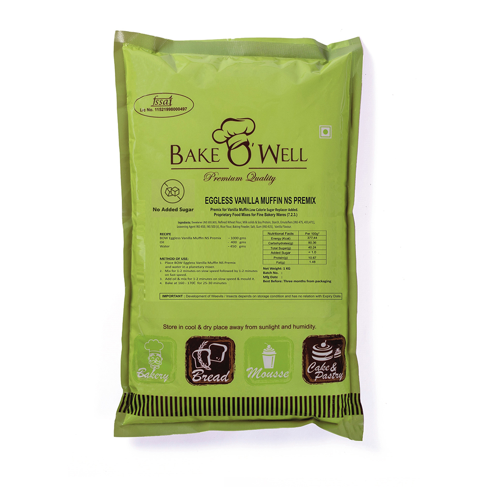 Eggless Vanilla Muffin Premix -NS