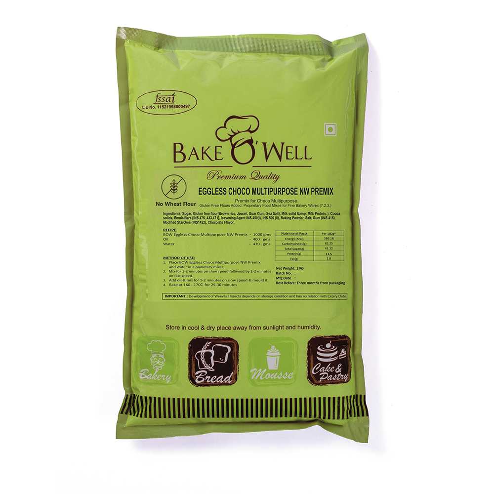 Eggless Choco Multipurpose Premix  NW