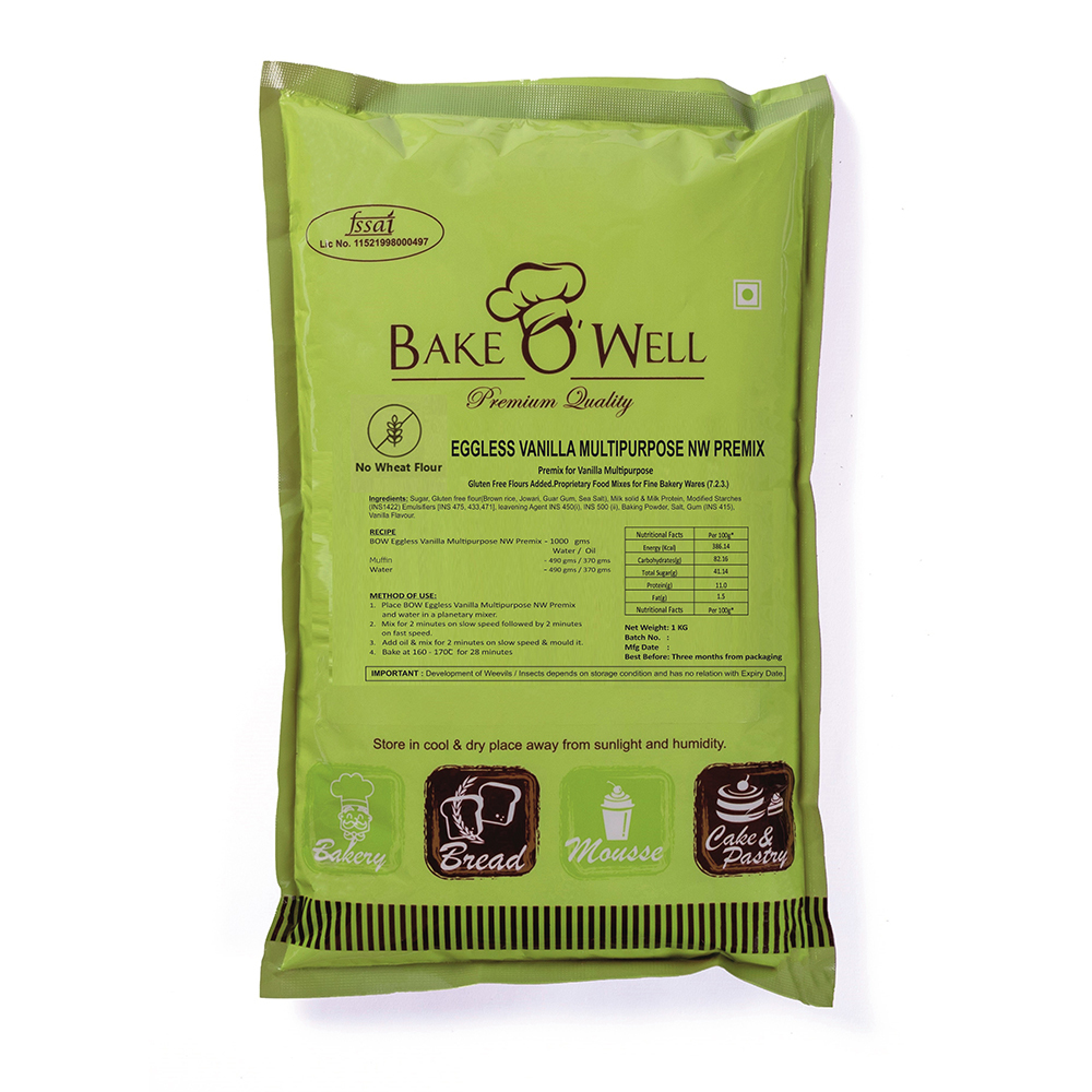 Eggless Vanilla Multipurpose Premix NW