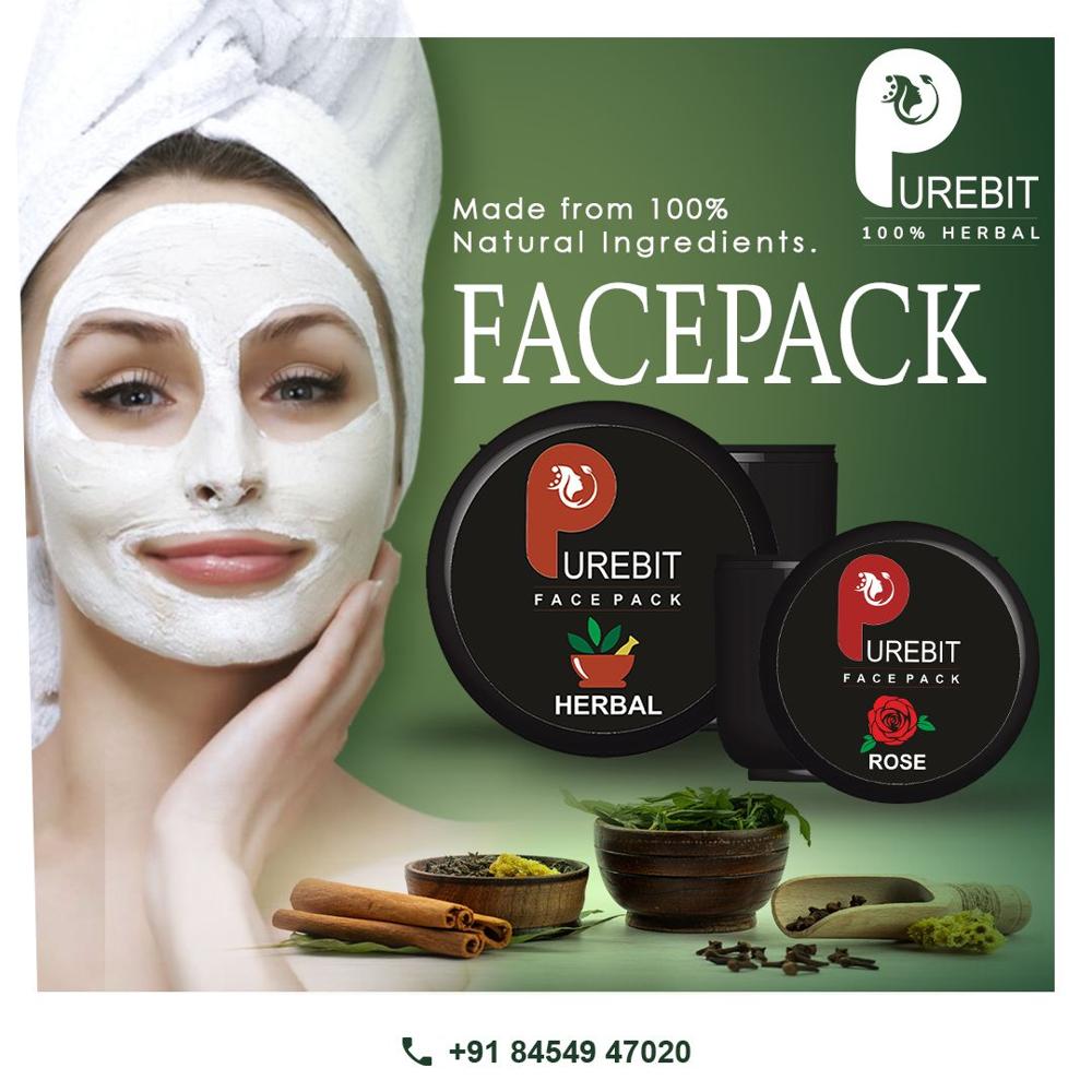 Herbal Face Pack - Ingredients: Herbs