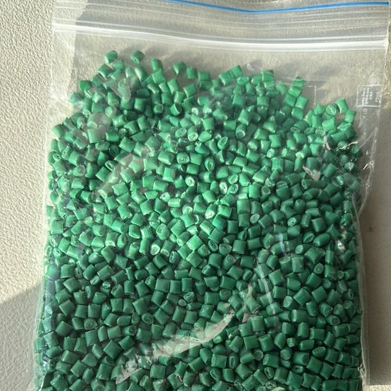 Hdpe Blow Molding Reprocessed Granules - Color: Green