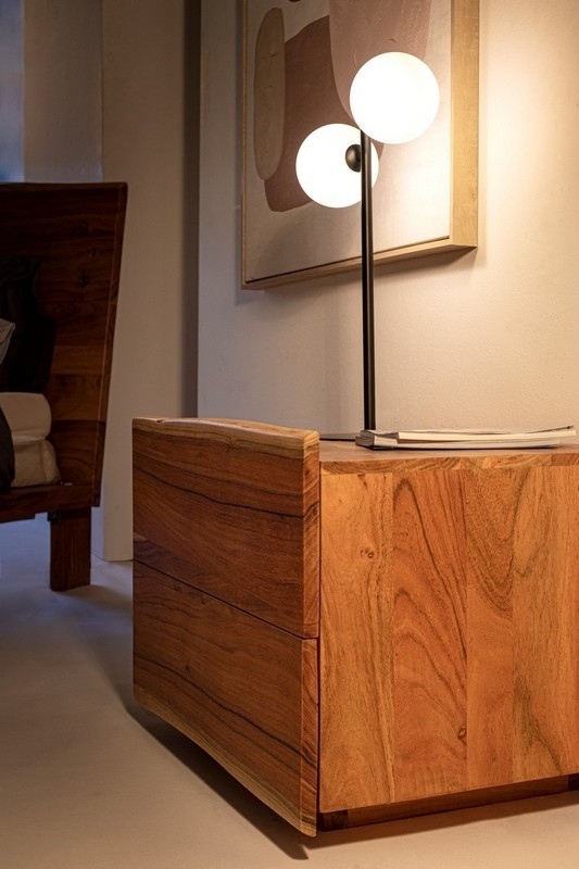 Sf-r3-bs002 Aaron Bedside Table - Color: Brown