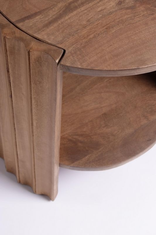 Bizzotto Orissa Natural Bed Side Table - Color: Brown