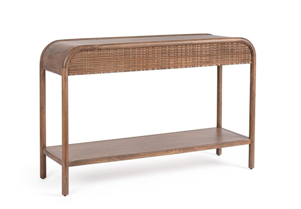 Bizzotto Sanat Wood Console Table - Color: Brown