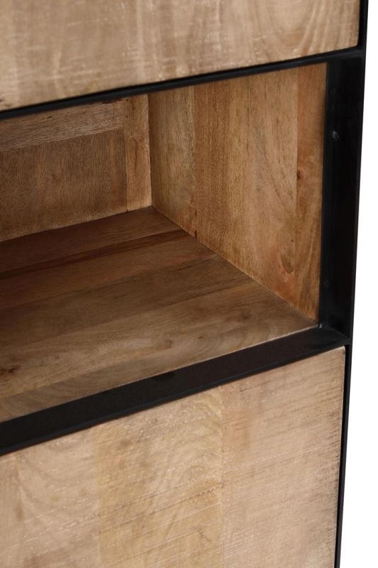 Tall Storage Cabinet - Color: Brown