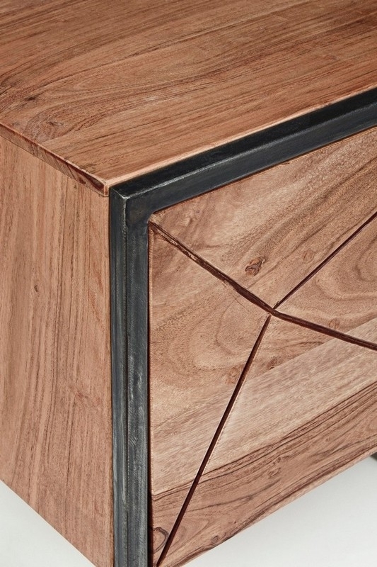 Bizzotto Egon Bedside Table - Color: Brown