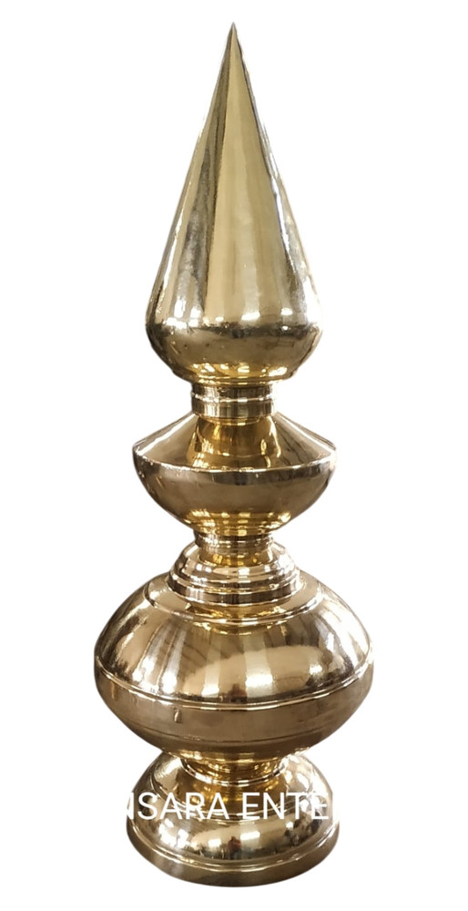 Brass Temple Kalash - Design Type: Traditional