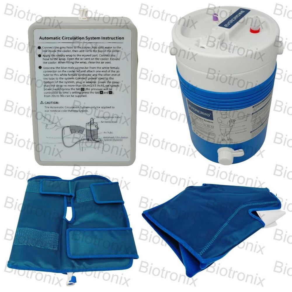 Multi-Joint Cryo Compression Device for Shoulder, Hip, Knee & Ankle