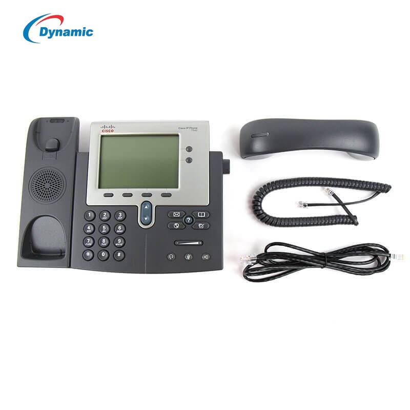 Cisco 7942G IP Phone - VoIP Desk Phone with Dual-Line Support