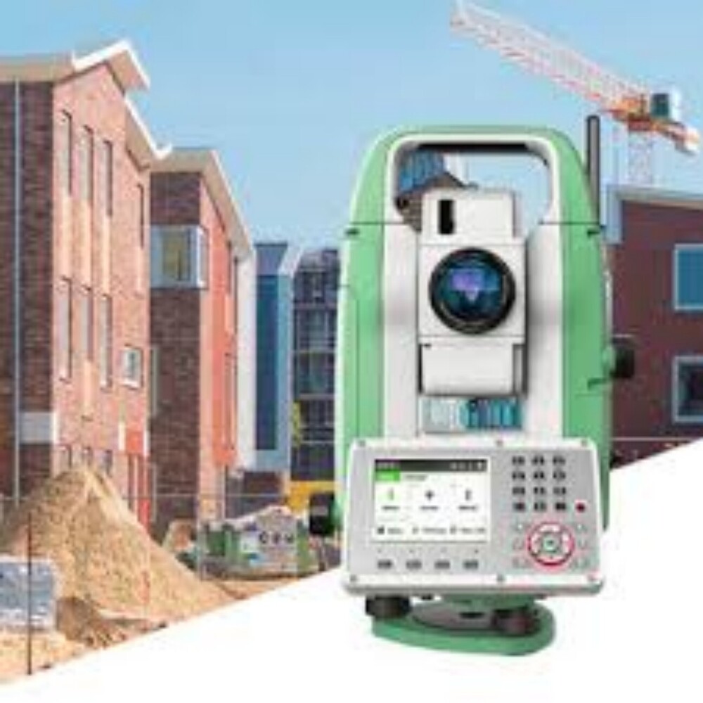 Leica Flexline Ts07 Manual Total Station - Color: Light Green