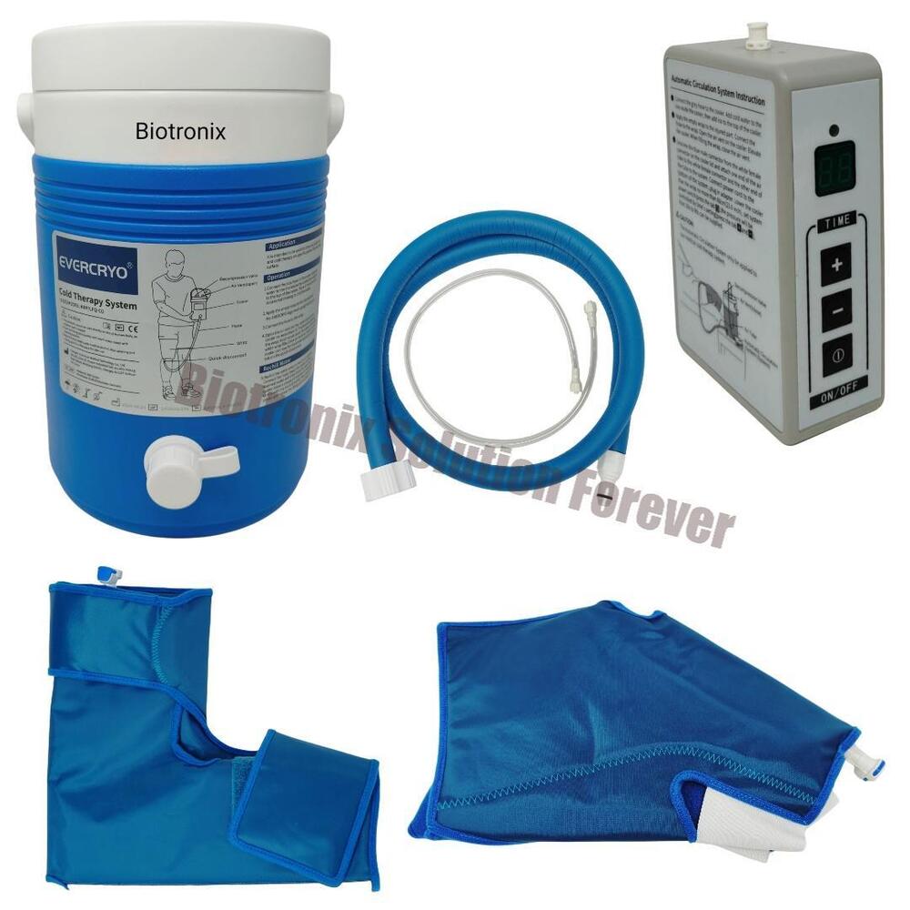 Complete Cryo Cooling System with Interchangeable Body Wraps
