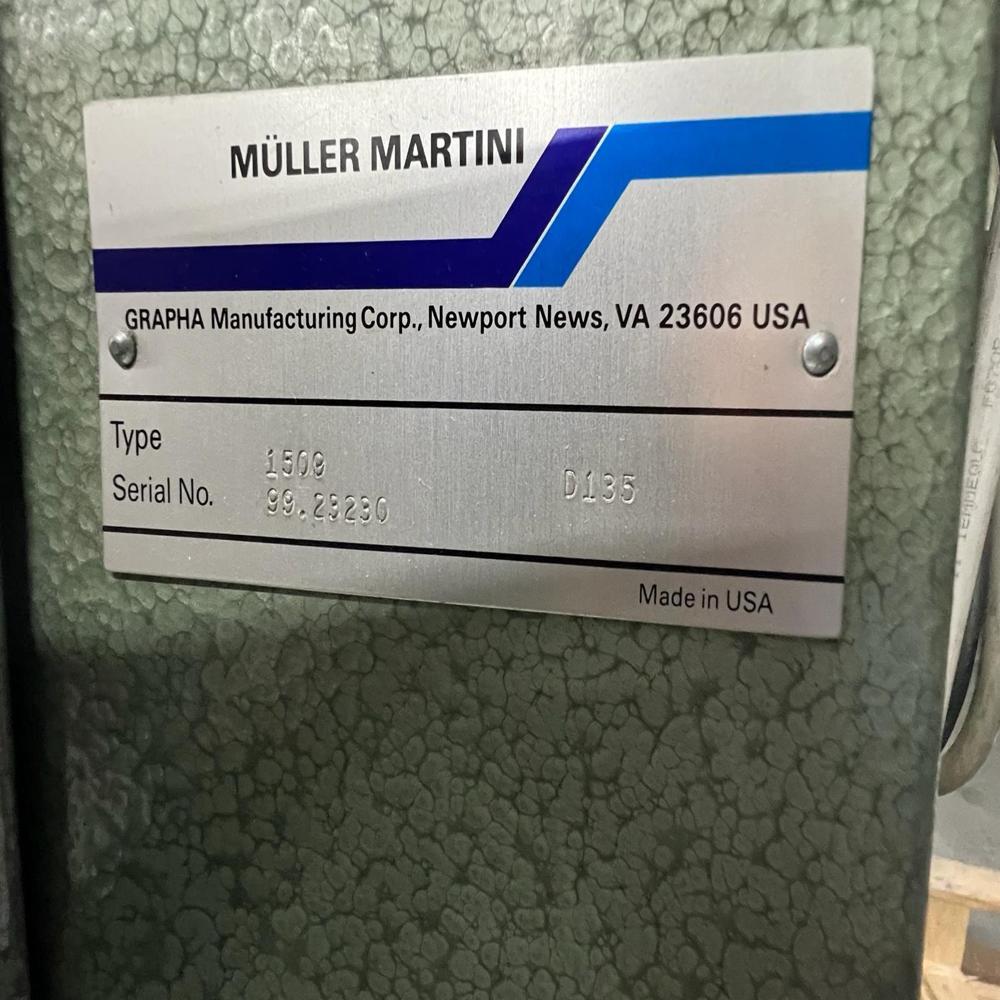 1509 Muller Martini Machine