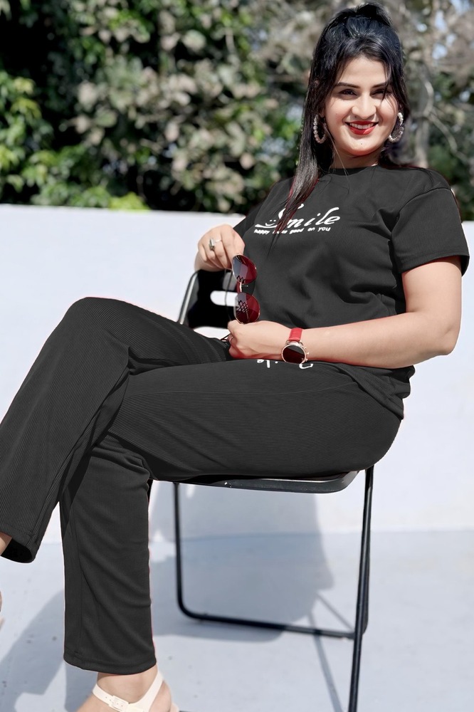 Printed Mario Rib Ladies Nightwear Dress