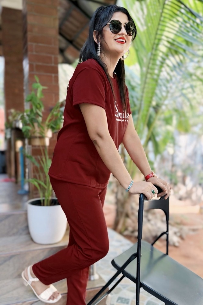 Nightsuit Set MAROON