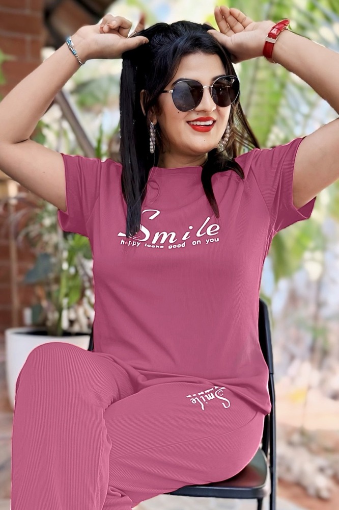 Premium Lycra Printed Nightsuit